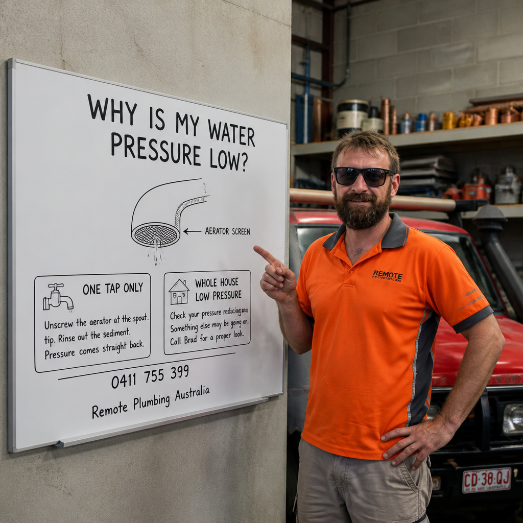 Low Water Pressure in Sunraysia: What's Actually Going On