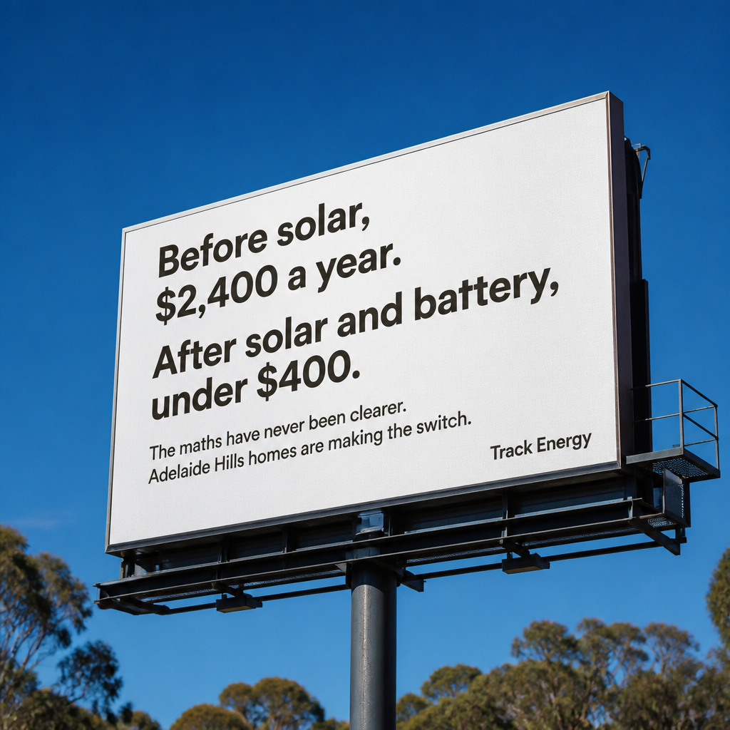 Track Energy post visual