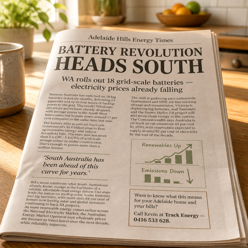 Battery Storage and the National Shift to Renewables
